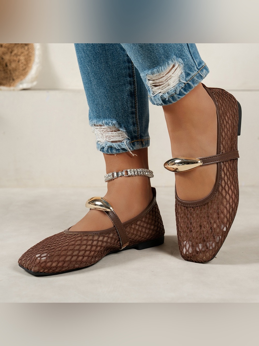 Square Toe Slip-Ons - Picture 6 of 11
